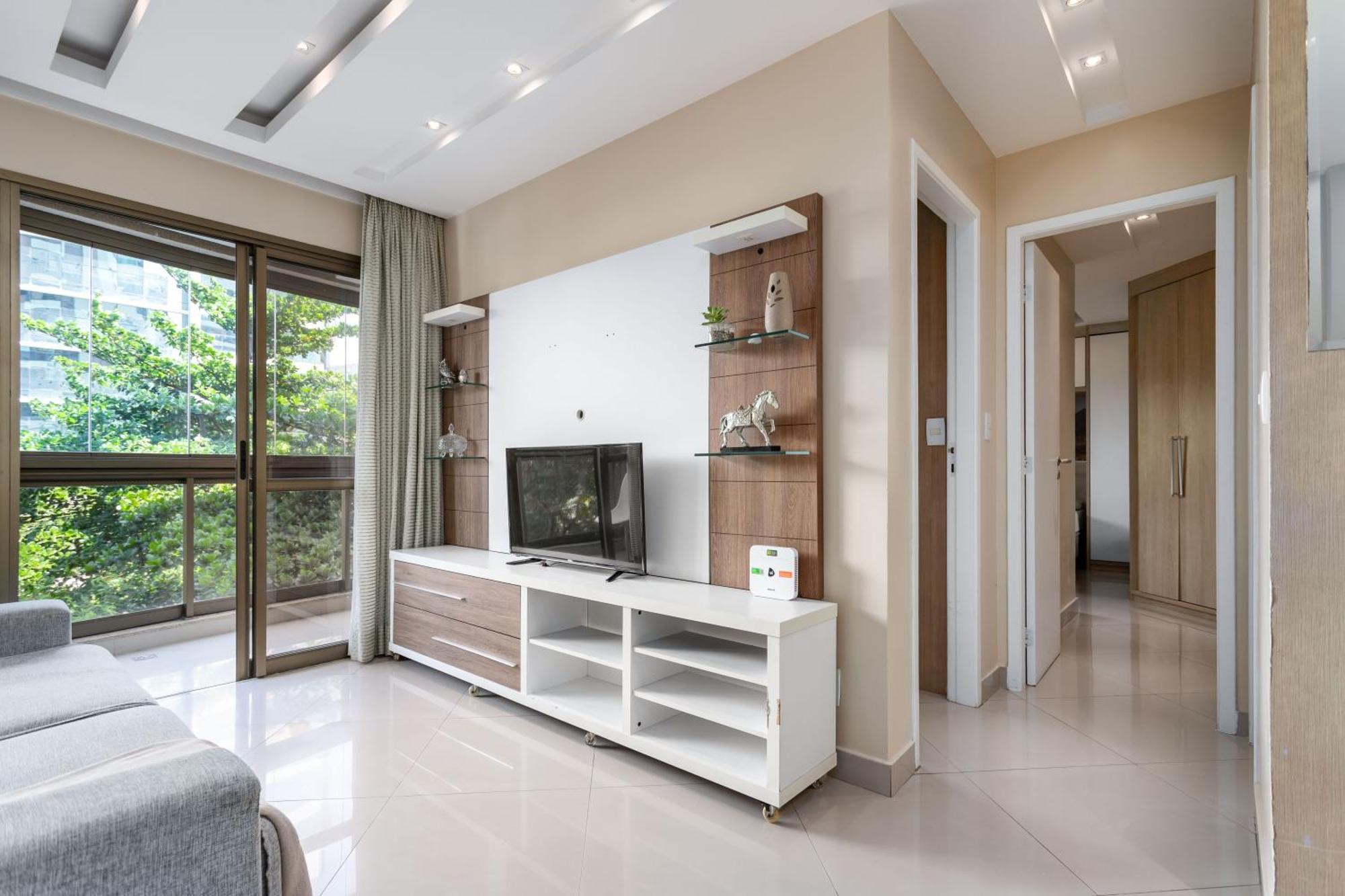 Novidade 2 Quartos Frente Ao Parque Olimpico, Varanda, Piscina, Estacionamento, Sauna, Wi-fi, 6 Pessoas * Rio de Janeiro