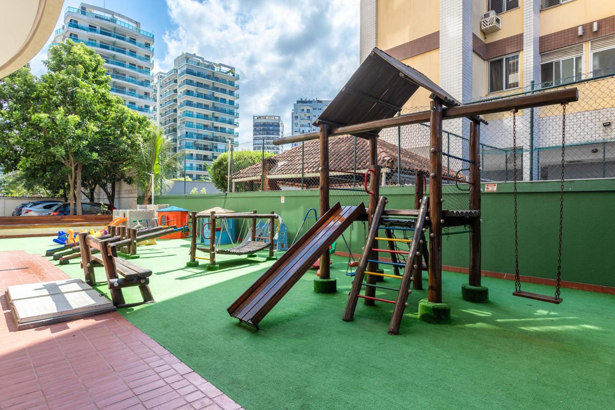 Novidade 2 Quartos Frente Ao Parque Olimpico, Varanda, Piscina, Estacionamento, Sauna, Wi-fi, 6 Pessoas * Rio de Janeiro