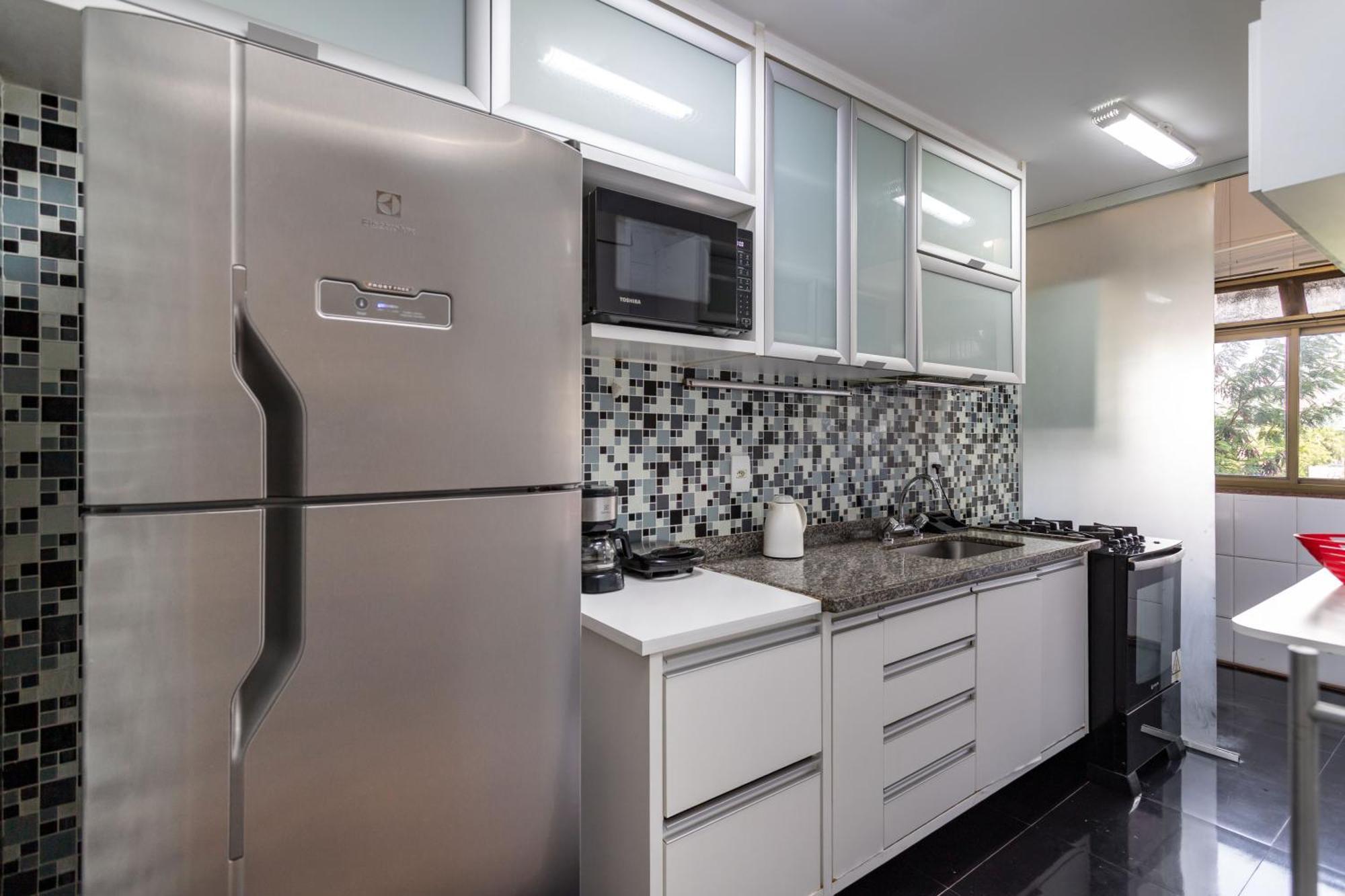 Novidade 2 Quartos Frente Ao Parque Olimpico, Varanda, Piscina, Estacionamento, Sauna, Wi-fi, 6 Pessoas